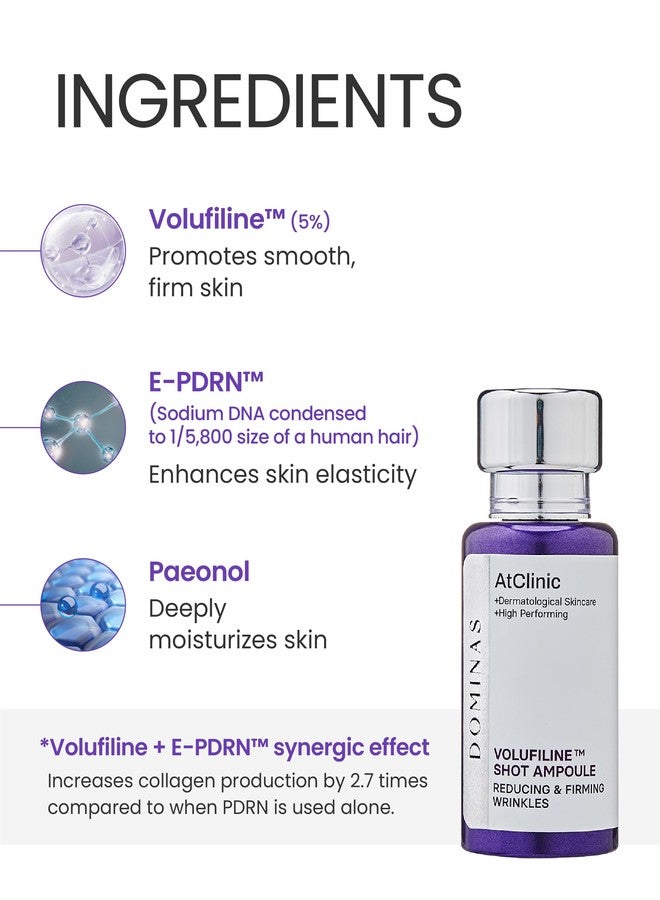 DOMINAS AtClinic Volufiline PDRN Serum (1.1fl oz) - Reduce Wrinkles - Image 4